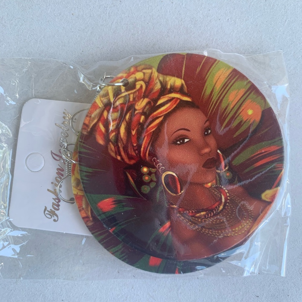 Afro Drop Earrings